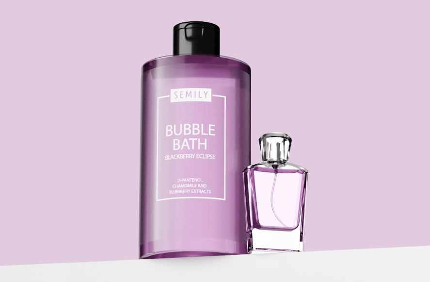 Пена для ванны ежевика