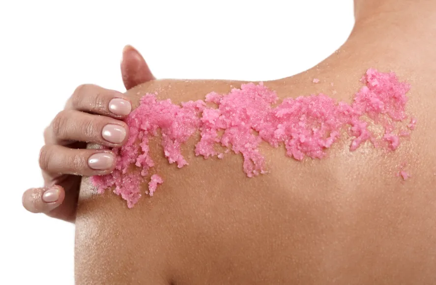 Скраб для тела с ароматом малины и мяты