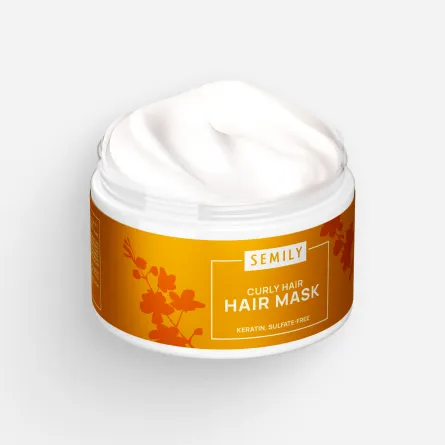Профессиональная маска для кудрявых волос