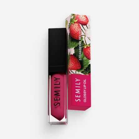 Масло-блеск для губ с оттенком STRAWBERRY MOUSSE